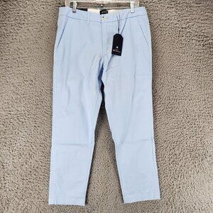 Ben Sherman Pants Mens 32x30 Blue Stretch Mid Rise Straight Fit *NWT*